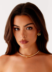 Raven Necklace - Gold