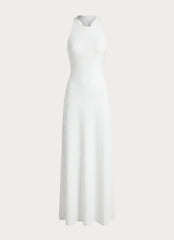 Elliah Cut Out Back Maxi Dress - White