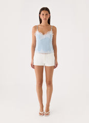Ellora Cami Top - Powder Blue