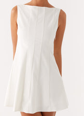 Emelie Mini Dress - White