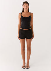 Freedom Mini Shorts - Black