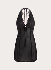 Frenchy Mini Dress - Black