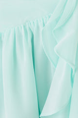 Guide You Halter Neck Mini Dress - Aqua