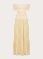 Harvest Sky Maxi Dress - Baby Yellow