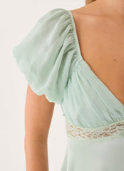 Illit Mini Dress - Sage