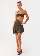 Islander Mini Dress - Khaki