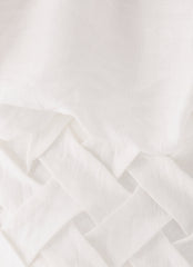 Jenna Crinkle Top - White