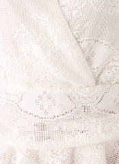 Jovanna Lace Mini Dress - White
