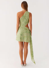 Juelz Beaded Mini Dress - Lime