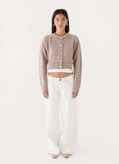 Keanne Knit Cardigan - Beige