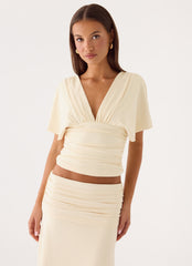 Lorelei Top - Soft Butter Yellow