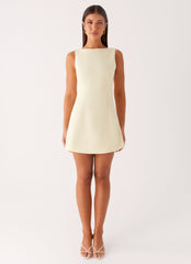 Lulita Mini Dress - Buttercream Yellow