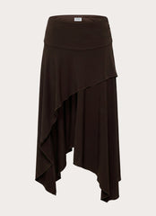 Lycia Midi Skirt - Chocolate