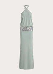 Marcie Halter Maxi Dress - Mint