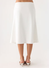 Marquas Midi Skirt - White