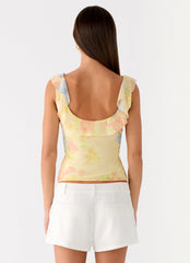 Milena Cami Top - Spring Meadow