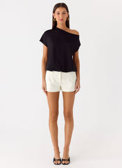 Raeni Off Shoulder Top - Black