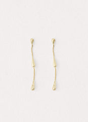 Raindrops Earrings - Gold