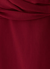 Rossie Strapless Mini Dress - Burgundy