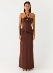Sacred Maxi Dress - Chocolate