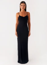 Serene Escape Maxi Dress - Black