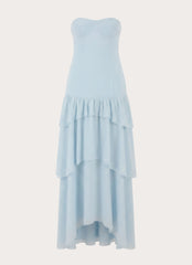 Sharn Strapless Maxi Dress - Blue