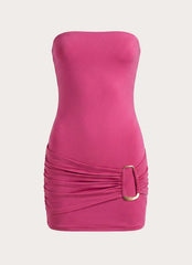 Ungodly Hour Mini Dress - Berry