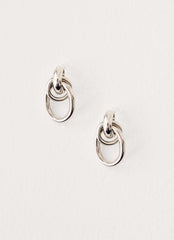 Above It Earrings - Silver