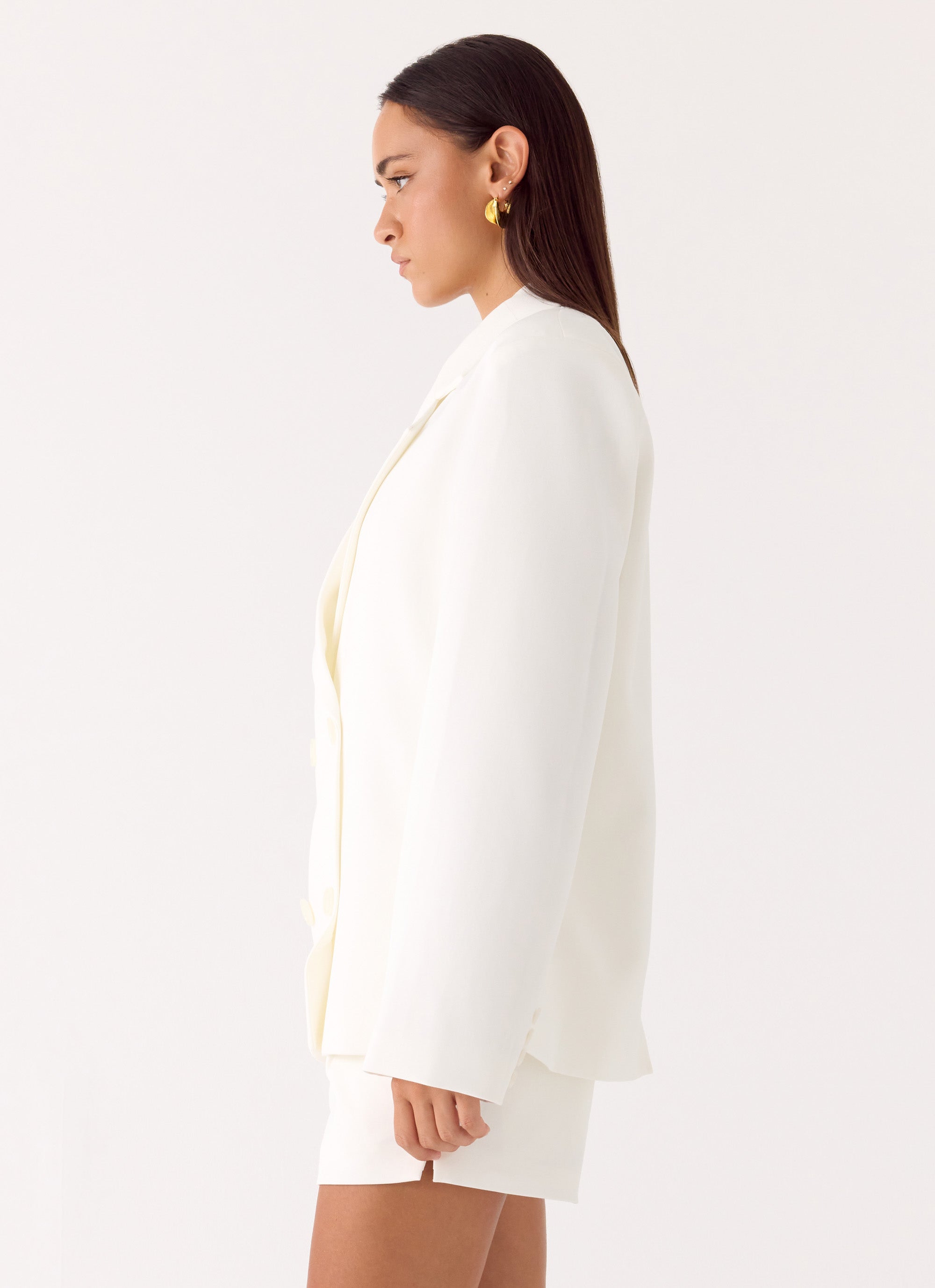 Asher Suiting Blazer - White