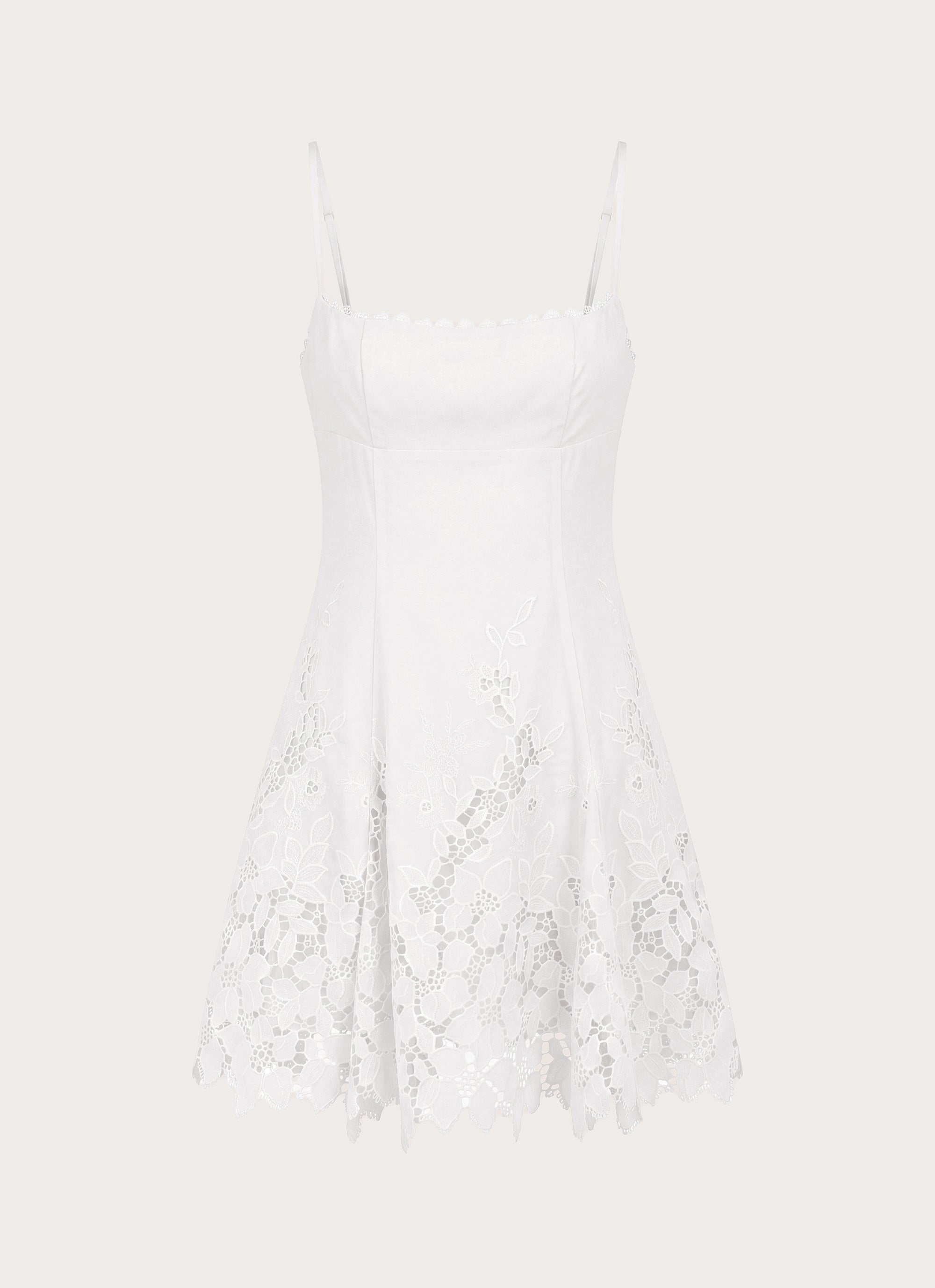 Florine Mini Dress  - White