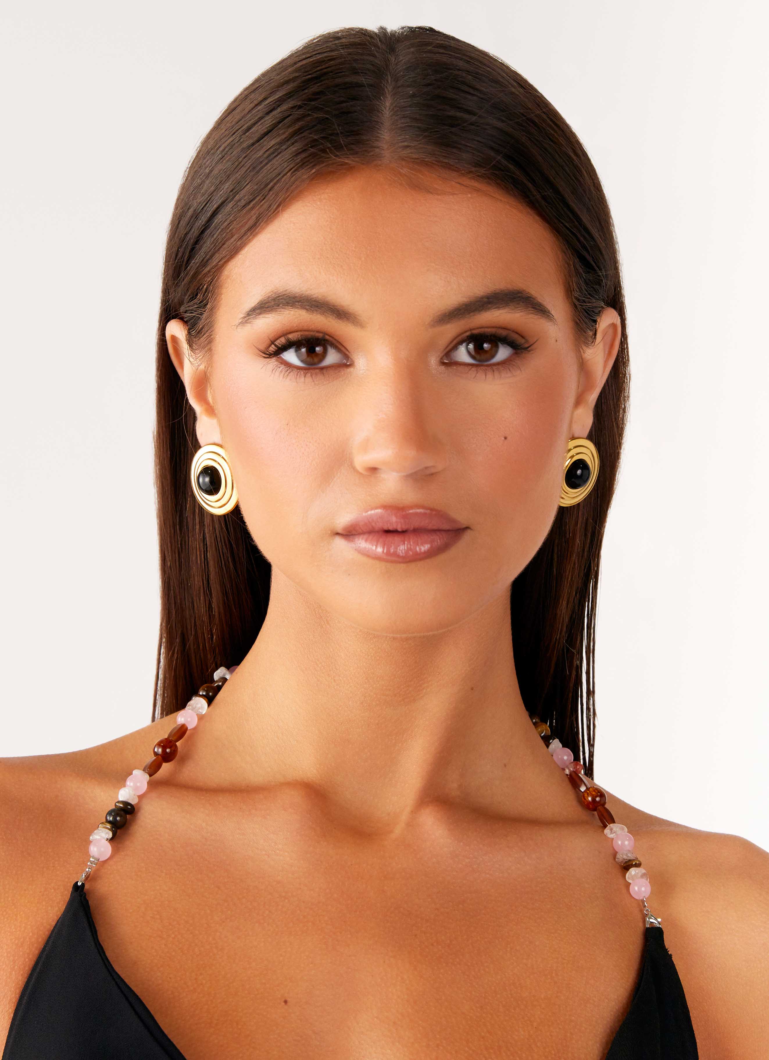 Kalia Earrings - Black