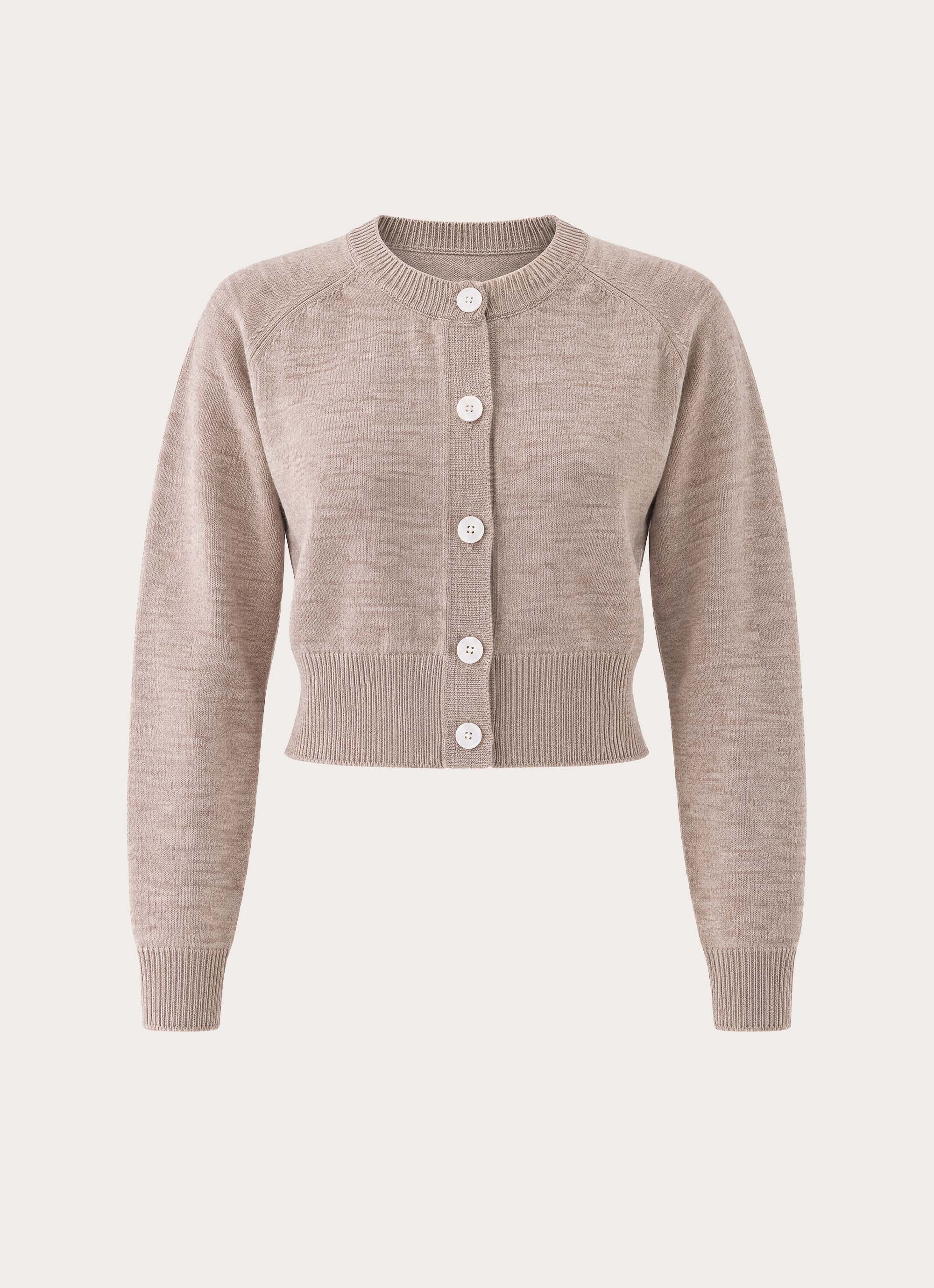 Keanne Knit Cardigan - Beige