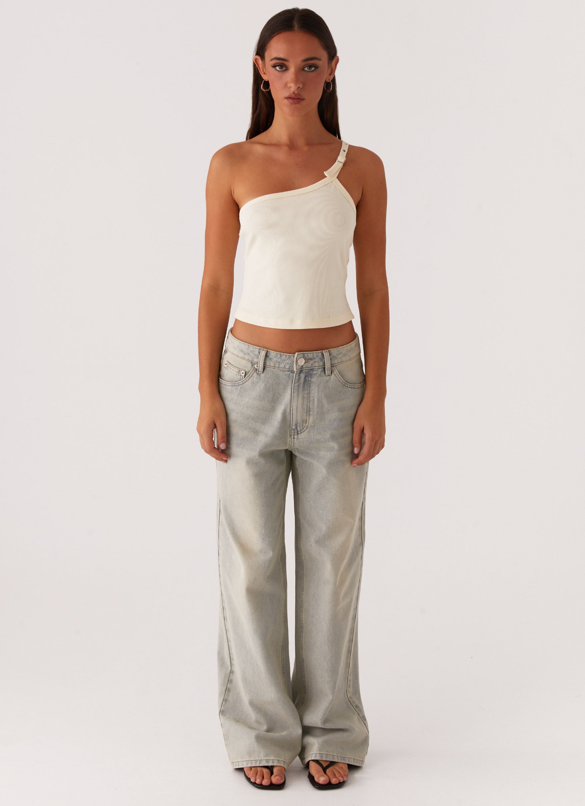 Keanna Low Rise Denim Jeans - Vintage