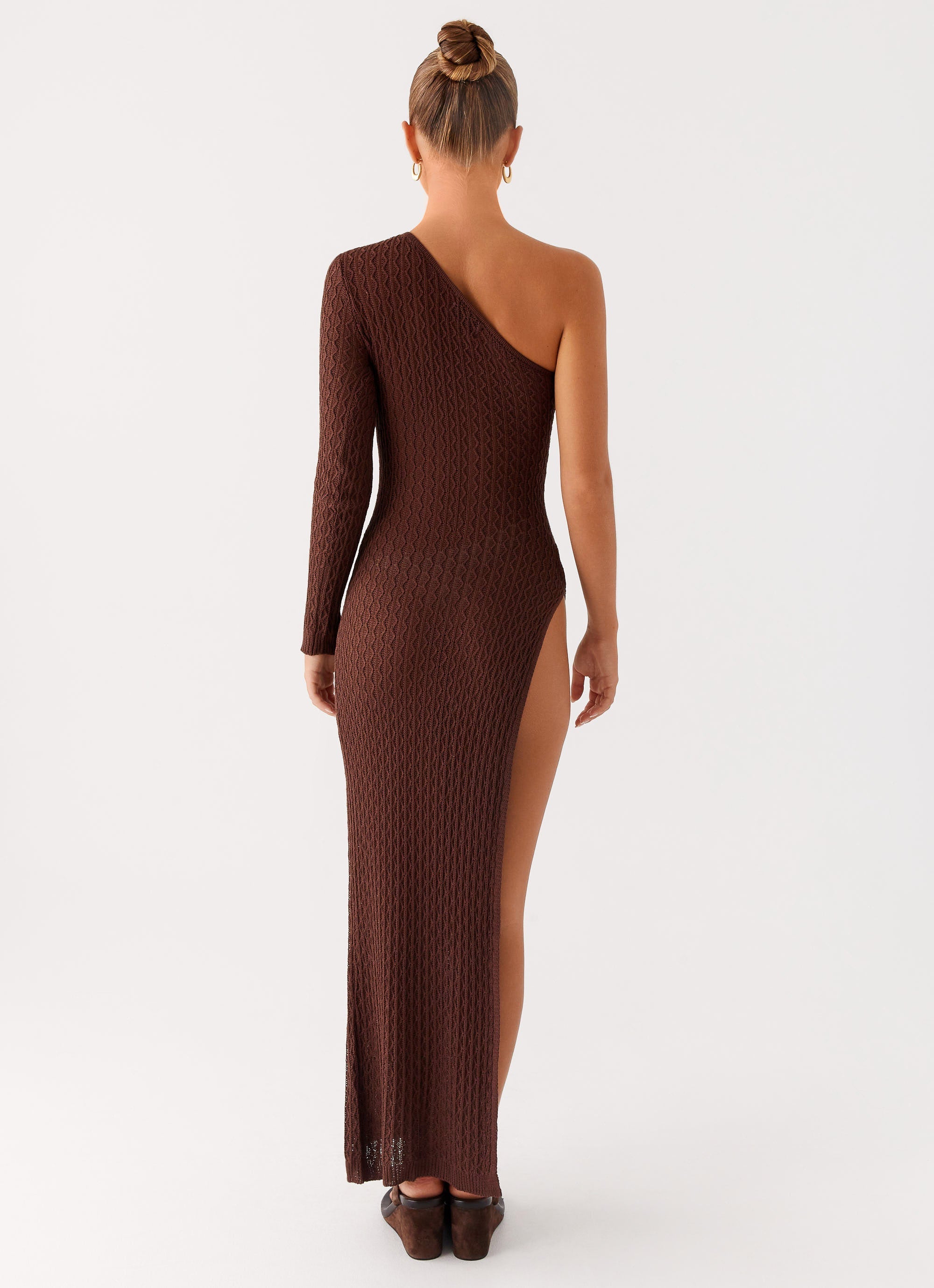 Kerri Knit Maxi Dress - Dark Chocolate