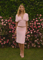 Lorelei Midi Skirt - Pink