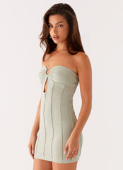 Love Affair Mini Dress - Sage