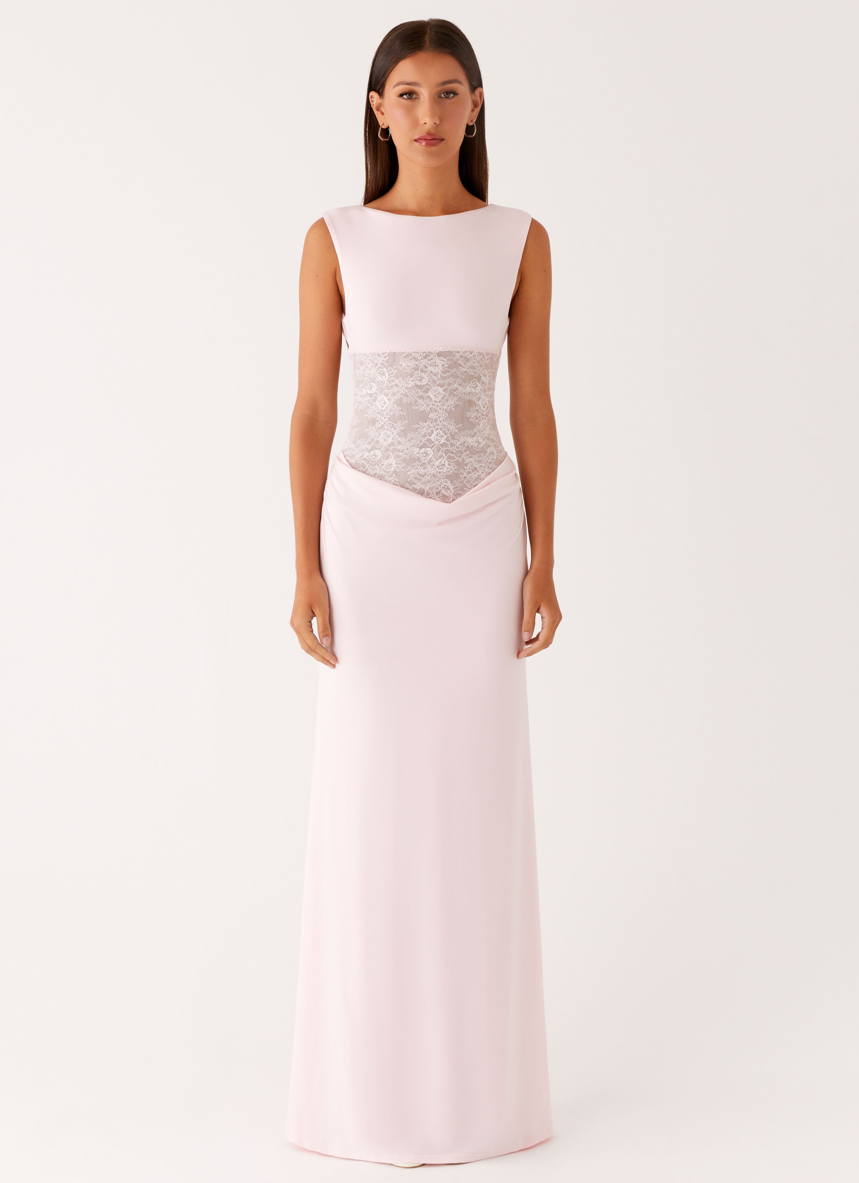 Love Tease Maxi Dress - Baby Pink