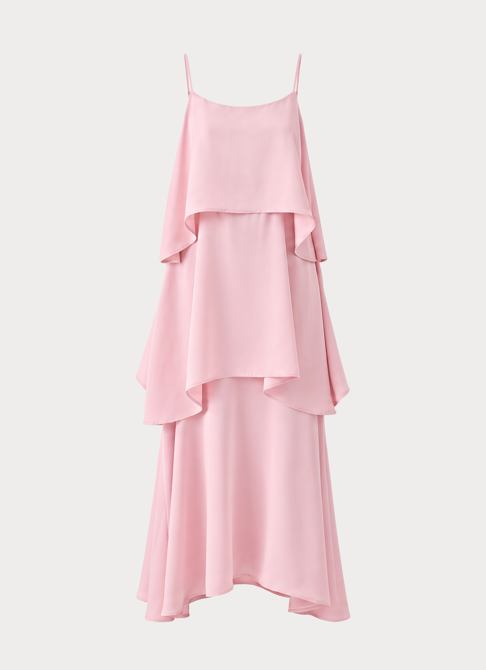 Lucy Tiered Maxi Dress - Soft Pink
