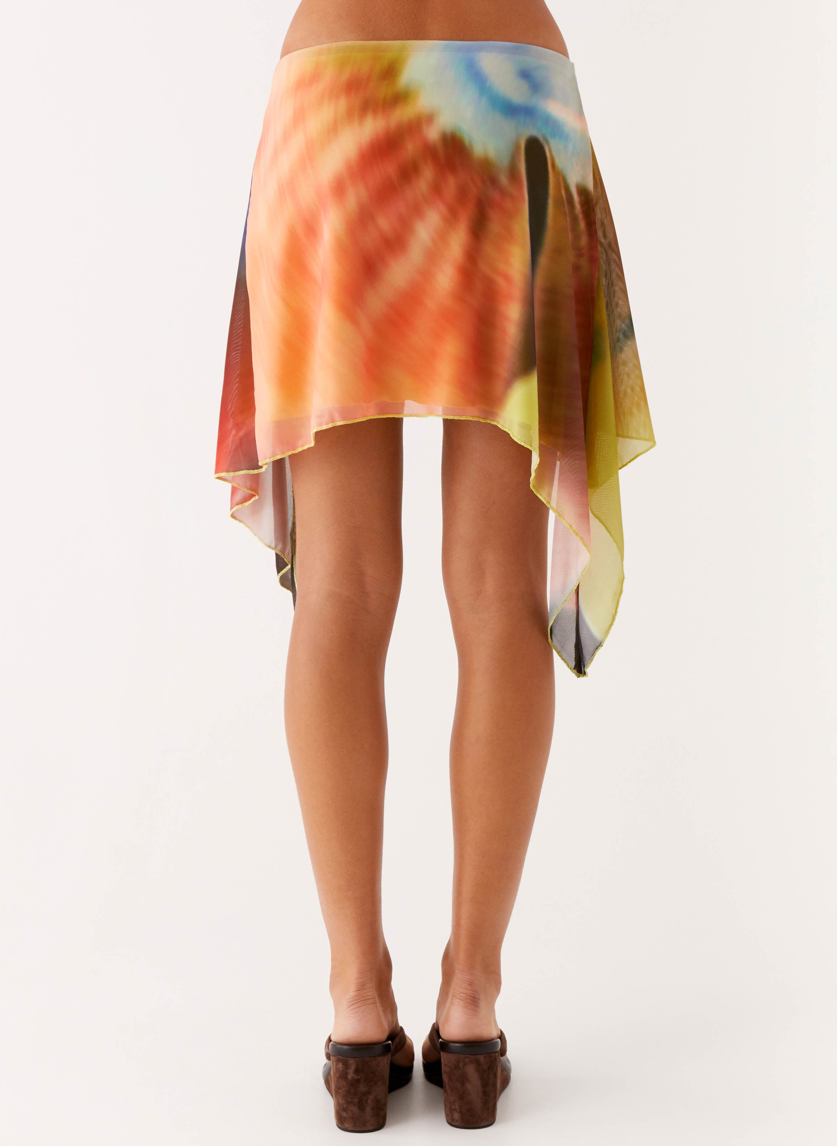 Lustra Mini Skirt - Moody Floral