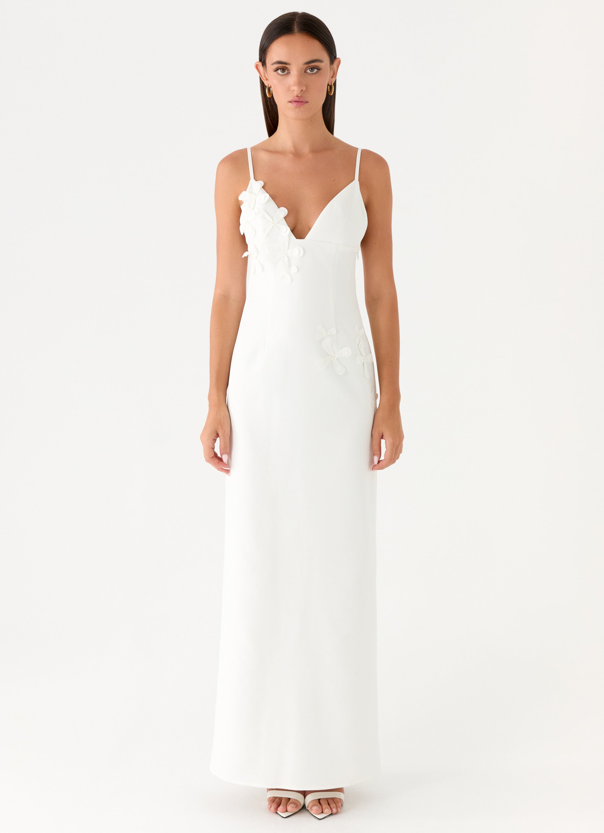 Lyris Maxi Dress - White