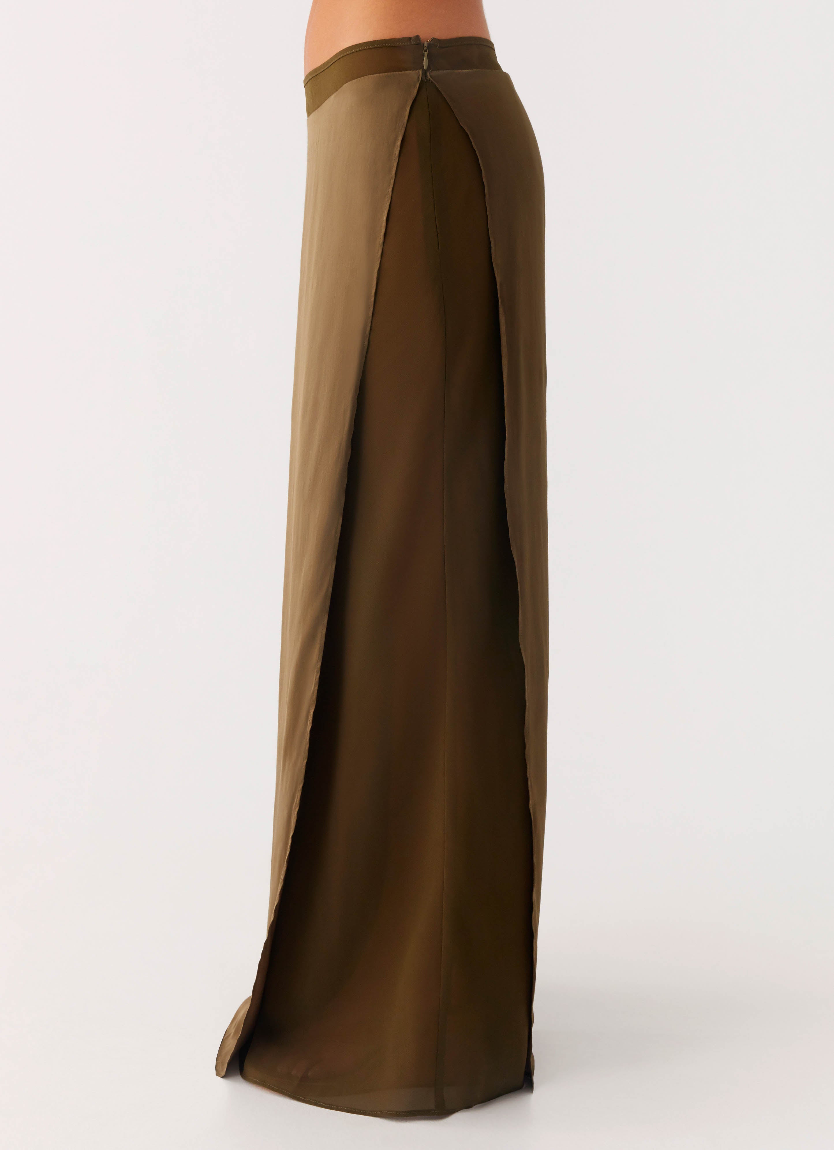 Mavie Maxi Skirt - Khaki