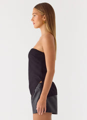 Midnight Glance Top - Black