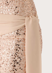 Monica Mini Dress - Nude