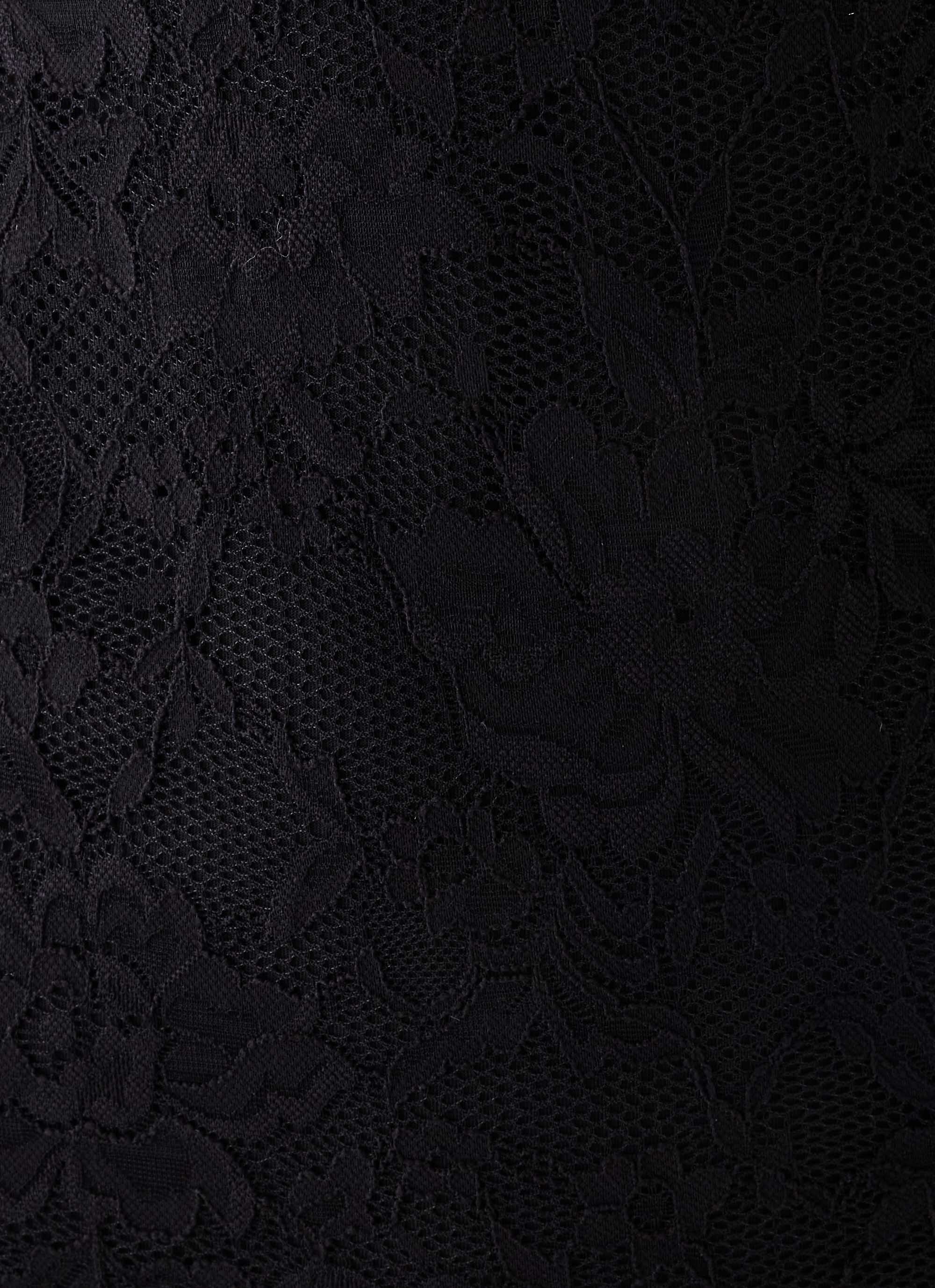 Norelle Lace Mini Dress - Black