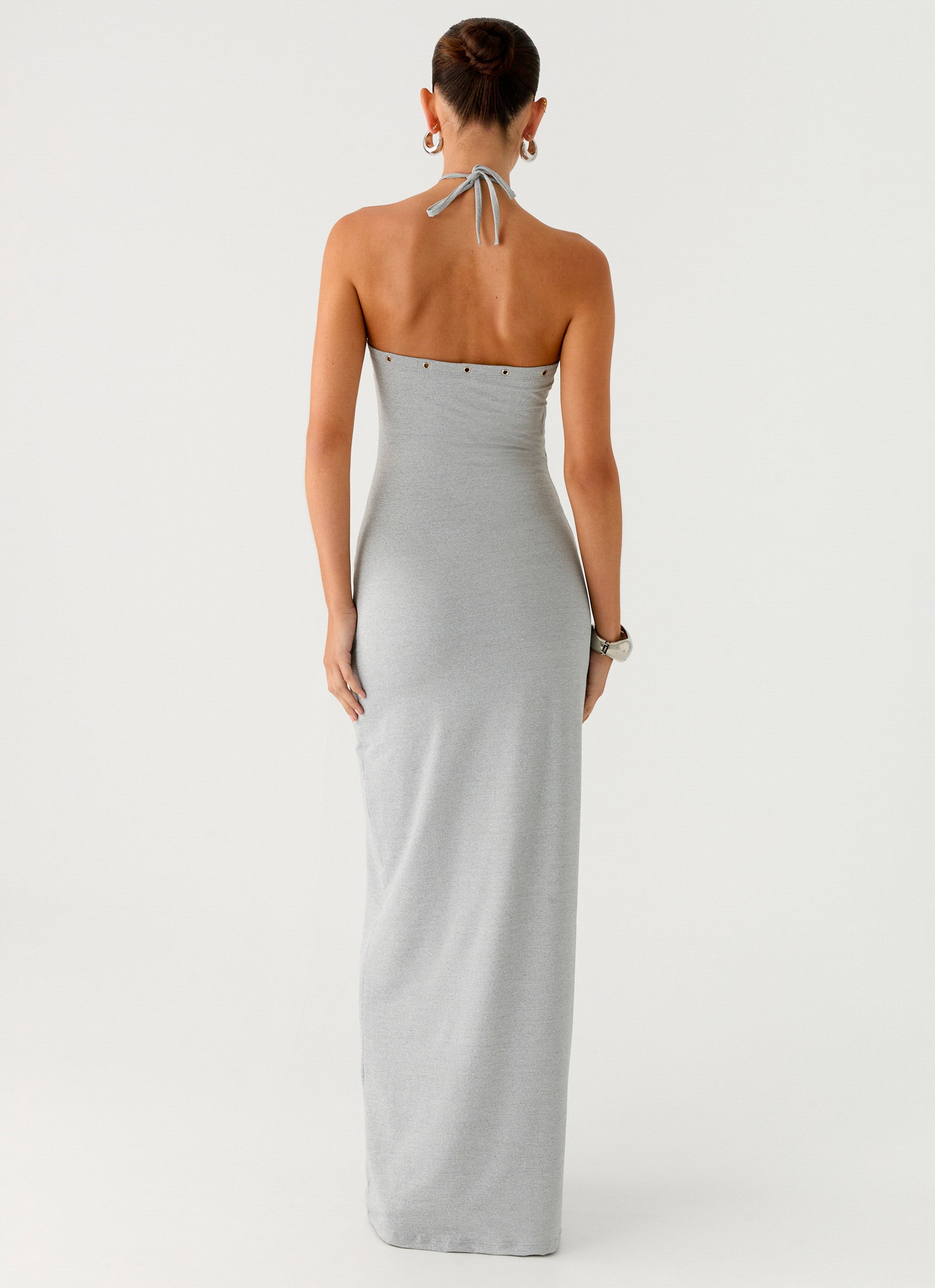 Off The Bass Maxi Dress - Grey