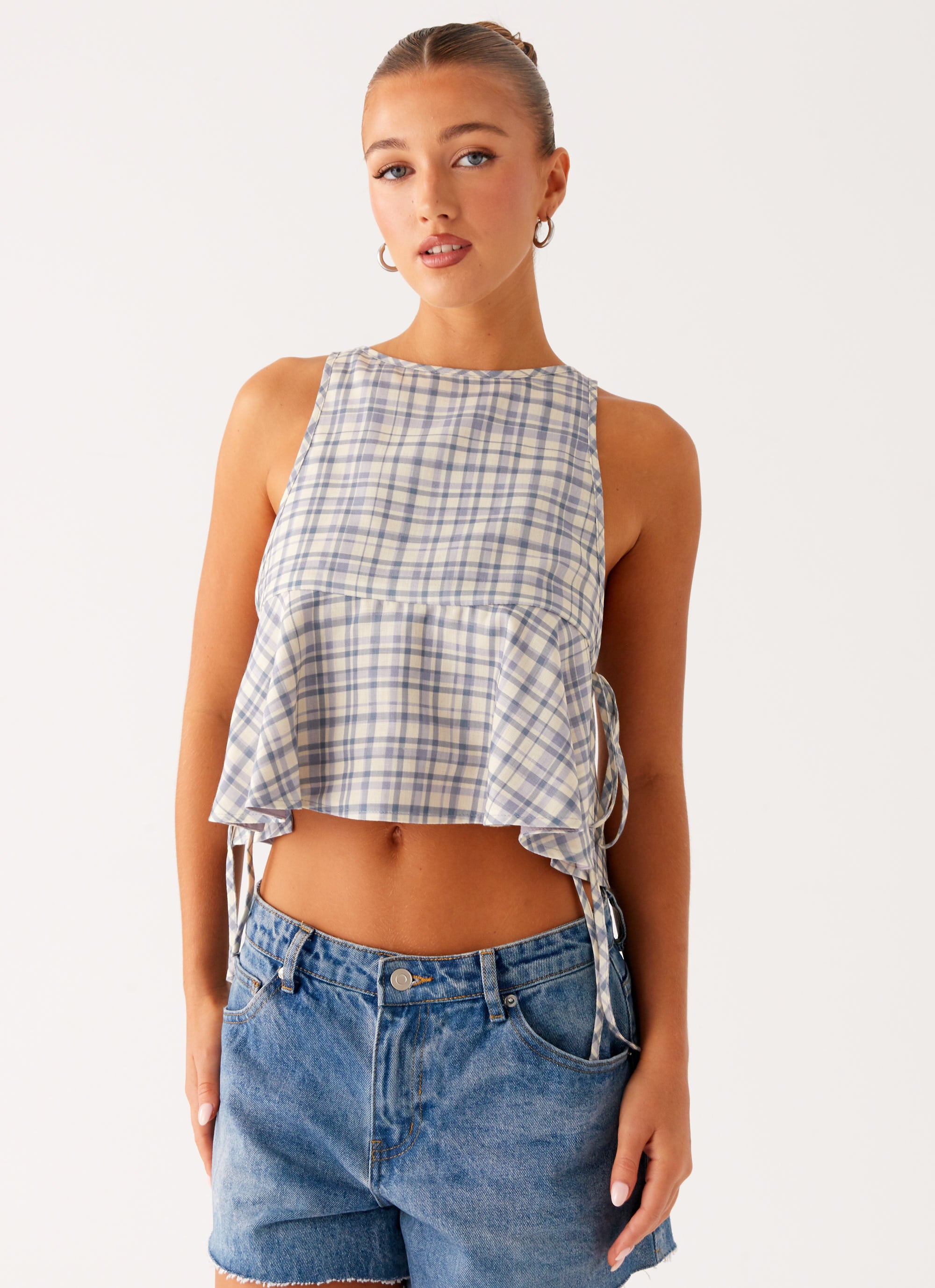 Osborne Halter Top - Check
