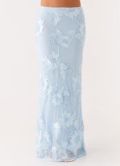 Radiate Maxi Skirt - Blue