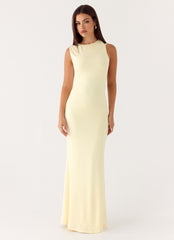 Reece Maxi Dress - Yellow