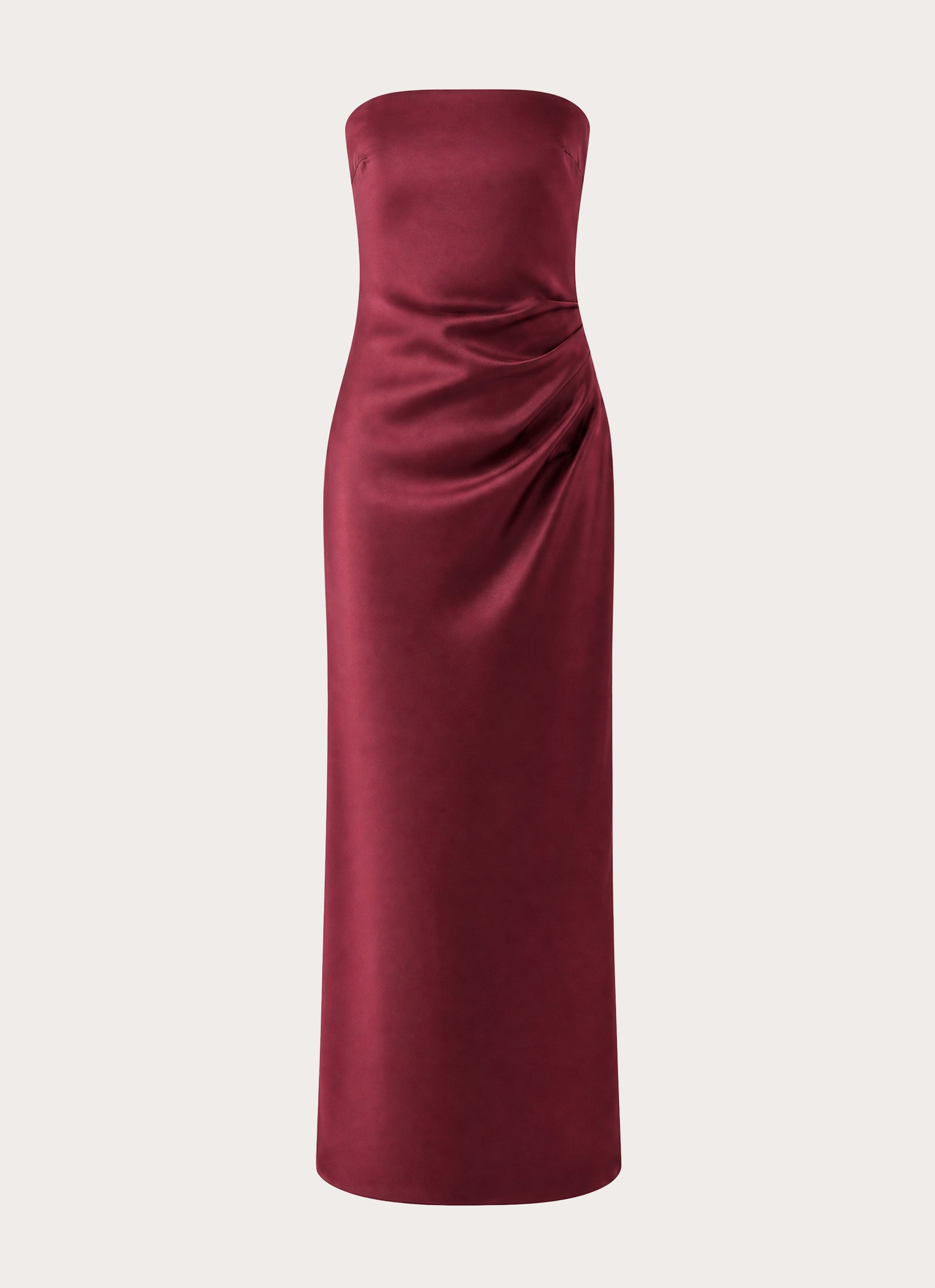 Rinari Strapless Maxi Dress - Maroon