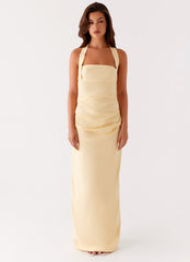 Rumour Has it Maxi Dress - Yellow